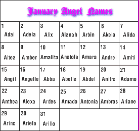 January Calender