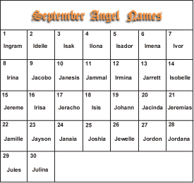 September Calender